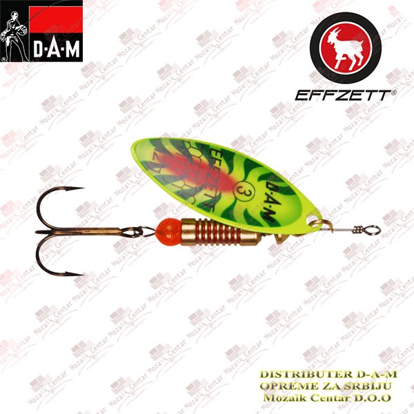 Varalica dam effzett leptir predator fire shark 12g